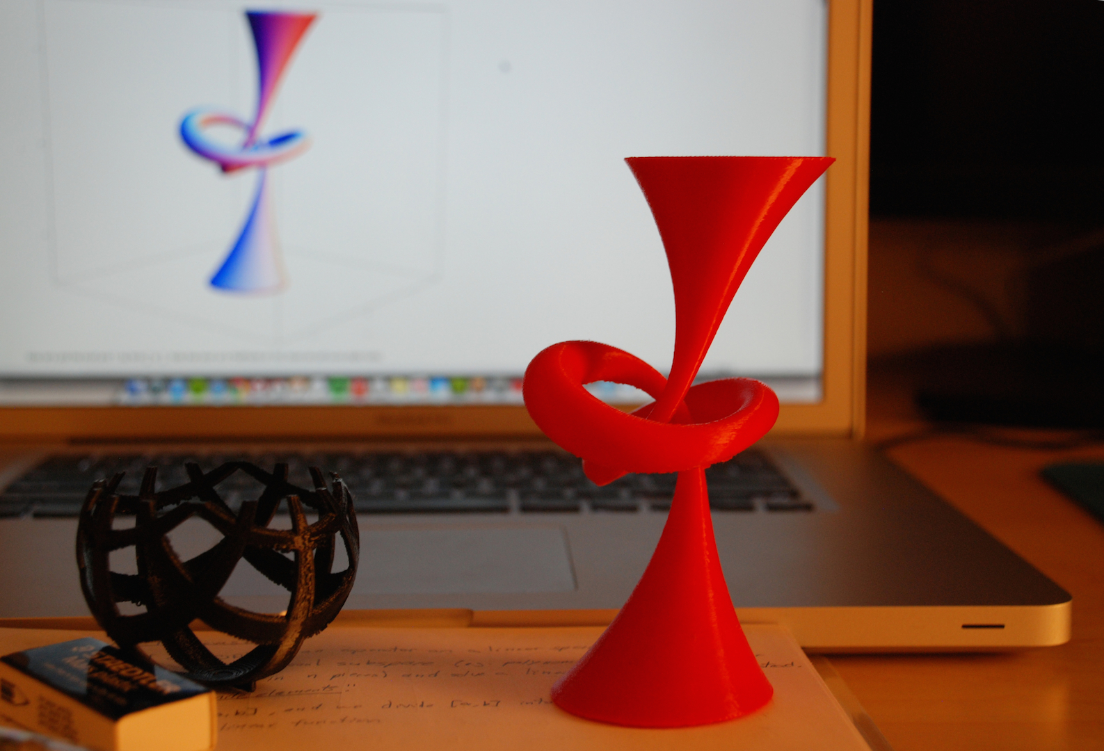 3D Printing the Trefoil Knot and its Pages.
